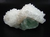ベトナムBac Kan産強蛍光フローライト原石＆水晶クラスター  106.8g