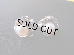 画像1: 国産あこや貝真珠チタンピアス（１ペア）