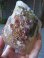 画像1: ブラジル産マルチカラートルマリン結晶付き水晶原石1,037g (1)