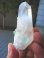 画像1: 湖南省産グリーンブルーフローライト付き水晶ポイント90.2g (1)
