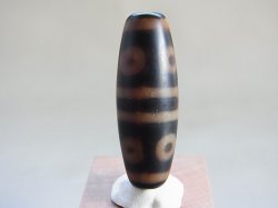 画像2: 「八眼」（ドラゴンライン入り）至純（現代）天珠 直径約13×37.5mm