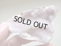 画像2: コンゴ産コバルトカルサイト＆クリソコラ（ジェムシリカ）onドゥルージ水晶原石126.5g