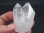 画像1: トマスゴンサガ産クリア水晶（ダブルポイント）121.1g (1)