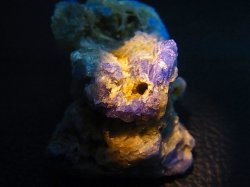 画像2: ベトナムLuc Yen産コバルトスピネル群晶原石（蛍光/カラーシフト） 197.1カラット