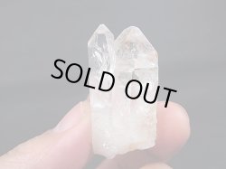 画像1: ベトナムVan Tung産タントリックツイン水晶ポイント 34.1g