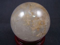 画像1: ザギマウンテン水晶（アンフィボール入り）丸玉 57mm