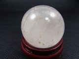 ザギマウンテン水晶（アンフィボール入り）丸玉 46.5mm