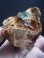 画像1: ベトナム・タインホア産アクアマリン結晶付き原石（粘土鉱物/オパライズドカルセドニー） 170.5g (1)