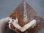 画像2: ベトナム産八面体ライトピンクフローライト原石（ドゥルージ水晶皮膜/カラーシフト） 436.4g (2)