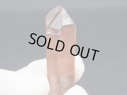 画像1: 南アフリカ・オレンジリバー産レッドヘマタイト水晶（タントリックツイン） 13.0g