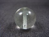オリジナル製作：ザギマウンテン産ルチル/アンフィボール入り水晶粒売りビーズ 18mm