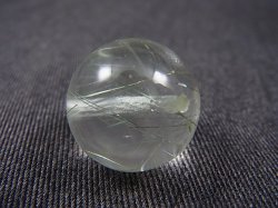 画像2: オリジナル製作：ザギマウンテン産ルチル/アンフィボール入り水晶粒売りビーズ 18mm