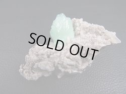 画像1: インド・マハラシュトラ州産ミントグリーンアポフィライト＆スティルバイト原石 53.3g