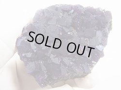 画像1: アメリカ・イリノイ産ダークパープル（ディープカラー）フローライト/スファレライト原石 157.9g