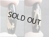 「右向き龍神」至純（現代）天珠 直径約9.5×30.5mm