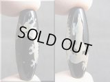 「龍上観音」至純（現代）天珠 直径約10×30.5mm
