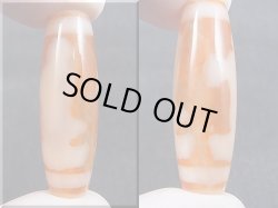 画像1: 「観音」（ドラゴンライン入り）現代天珠 直径約12.5×39mm