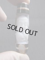 「菩提」（仏顔彫り）現代天珠 直径約13×48.5mm