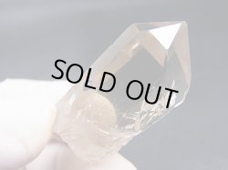 画像1: ノルウェー産アナテース付きライトスモーキー水晶ポイント（ファントム/アナテース＆ルチル入り） 22.2g