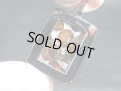 画像1: ケニア産セリコ・パラサイト隕石・ペンダントトップ 4.8g