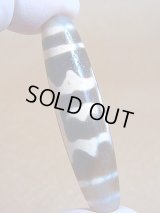 「大鵬鳥」（ドラゴンライン入り）現代天珠 直径約14×57.5mm