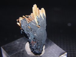 画像1: ブラジル・バイーア産タイチンゴールドルチル&ヘマタイト原石 1.5g