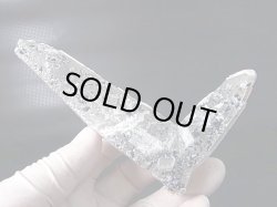 画像1: 内モンゴル産日本式双晶水晶（ヘマタイト付き） 120.8g