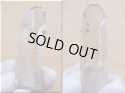 画像1: ノルウェー産水晶ポイント（アナテース付き） 38.0g