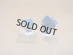 画像1: ジンバブエ産ユークレース結晶原石 2点セット トータル 2.1カラット