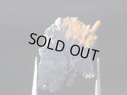 画像1: ブラジル・バイーア産タイチンゴールドルチル&ヘマタイト原石 1.2g