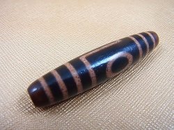画像2: 「一眼山形」現代天珠 直径約12.5×57mm