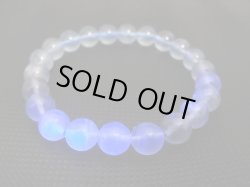 画像2: マダガスカル産蛍光ブルーフローライト粒売りビーズ 8.7mm平均