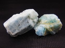 画像2: ベトナム産ディープブルーカラーアクアマリン結晶原石 5点セット トータル 104.7g
