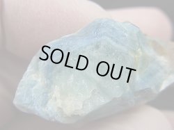 画像2: ベトナム産ディープブルーカラーアクアマリン結晶原石（水晶付き） 3点セット トータル 104.6g