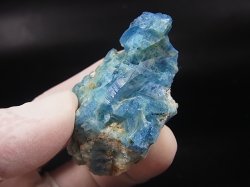 画像2: ベトナム産ディープブルーカラーアクアマリン結晶原石 3点セット トータル 76.6g
