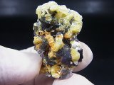 ナミビア・エロンゴ産フローライト＆ショール＆フロゴパイト原石 20.9g