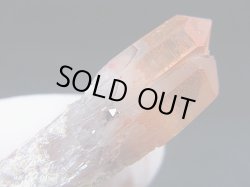 画像2: 南アフリカ・オレンジリバー産アナテース付レッドヘマタイト水晶（タントリックツイン） 18.8g