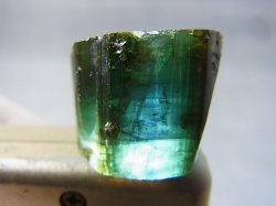 画像2: ナミビア・エロンゴ産ブルーグリーントルマリン（研磨面あり） 59.6カラット