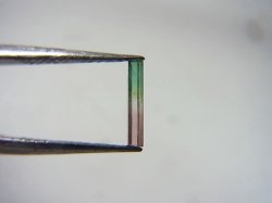 画像2: ブラジル産バイカラートルマリン（ピンク/グリーン）柱状結晶 0.1カラット