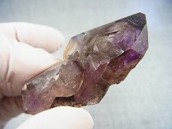 画像1: ジンバブエ産シャンガーンアメジスト原石（水入り/エレスチャル/セプター） 37.9g