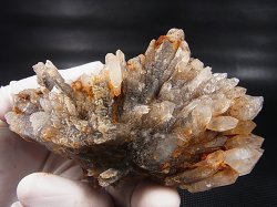 画像2: キャビネットサイズ：尾平鉱山産クローライト入り水晶（連晶） 226.2g