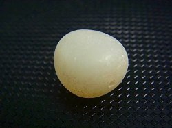 画像1: 和田玉（ホータンぎょく）「羊脂白玉」オリジナルビーズ 約15.5×14×10.5mm