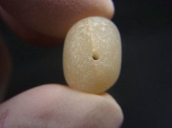 画像2: 和田玉（ホータンぎょく）「羊脂白玉」オリジナルビーズ 約14.5×14.5×10.5mm