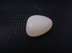 画像1: 和田玉（ホータンぎょく）「羊脂白玉」オリジナルビーズ 約18×13.5×10mm