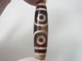 「三眼」（ドラゴンライン入り）現代天珠 直径約14×57mm