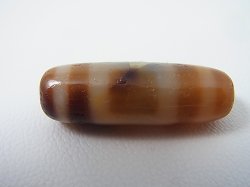画像1: 「天地」（ドラゴンライン入り）現代天珠 直径約14×40.5mm