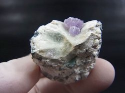 画像1: 福島県只見町産紫水晶（かぐや姫水晶） 18.9g