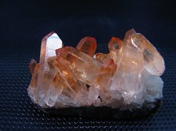 画像1: スウェーデン産ヘマタイト（タンジェリン）水晶クラスター 27.6g