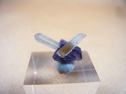 画像2: ドイツ・ザクセン州産フローライト（水晶付き） 0.6g