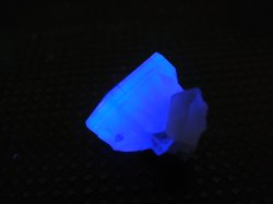 画像2: フランス・ピュイドドーム産フローライト原石（水晶付き） 1.6g